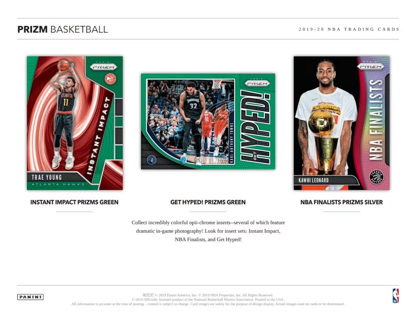 2019-20 Panini Prizm Basketball 24 Pack Retail Box