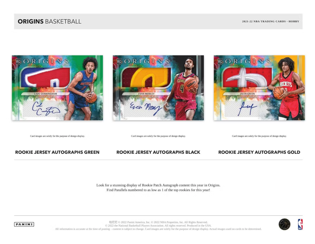 2021-22 Panini Origins Basketball Hobby Box