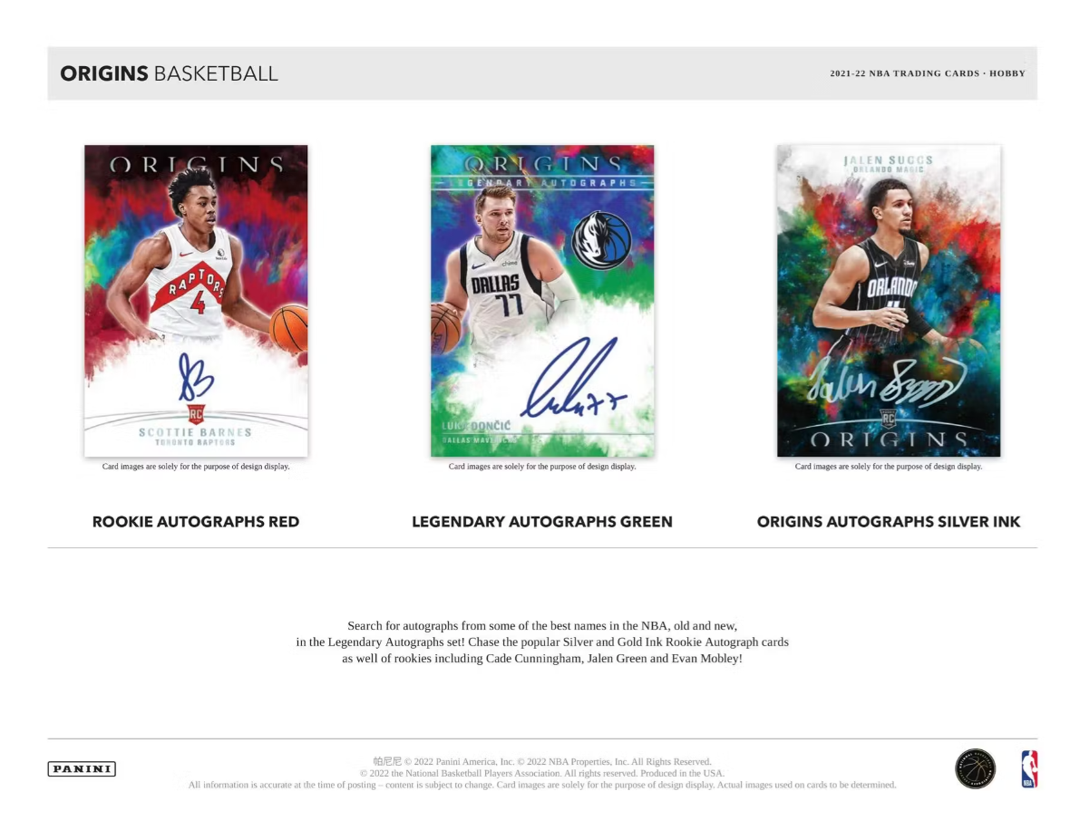 2021-22 Panini Origins Basketball Hobby Box