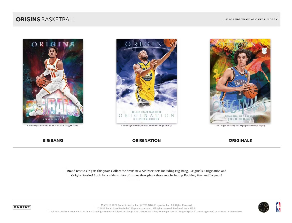 2021-22 Panini Origins Basketball Hobby Box