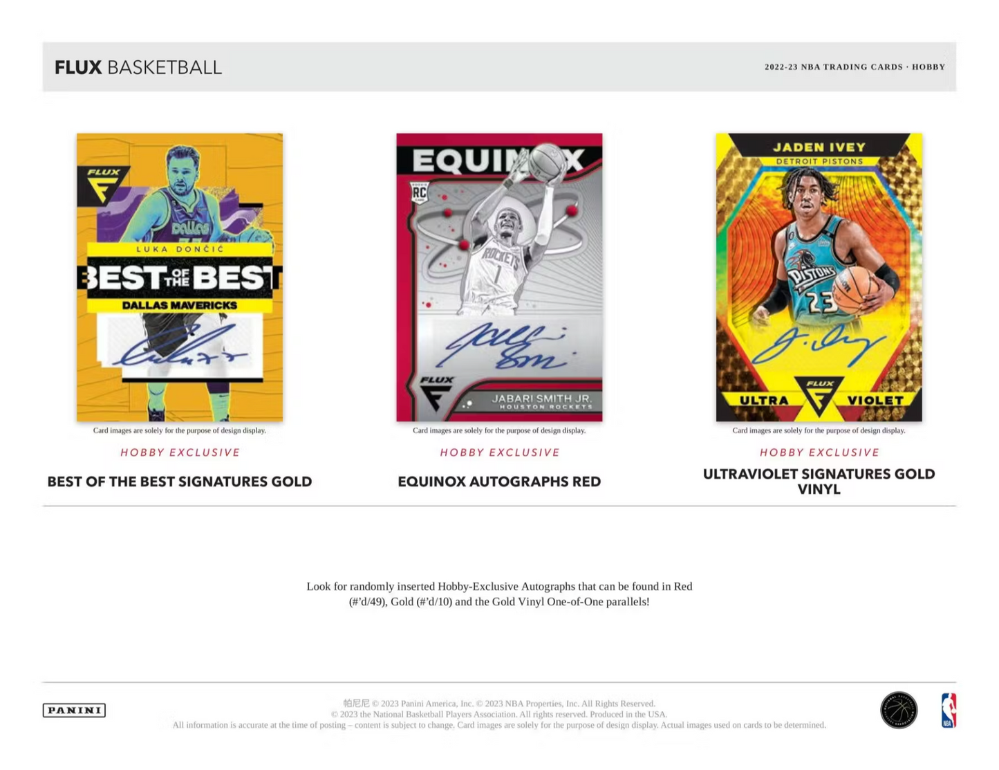 2022-23 Panini Flux Basketball Hobby Box