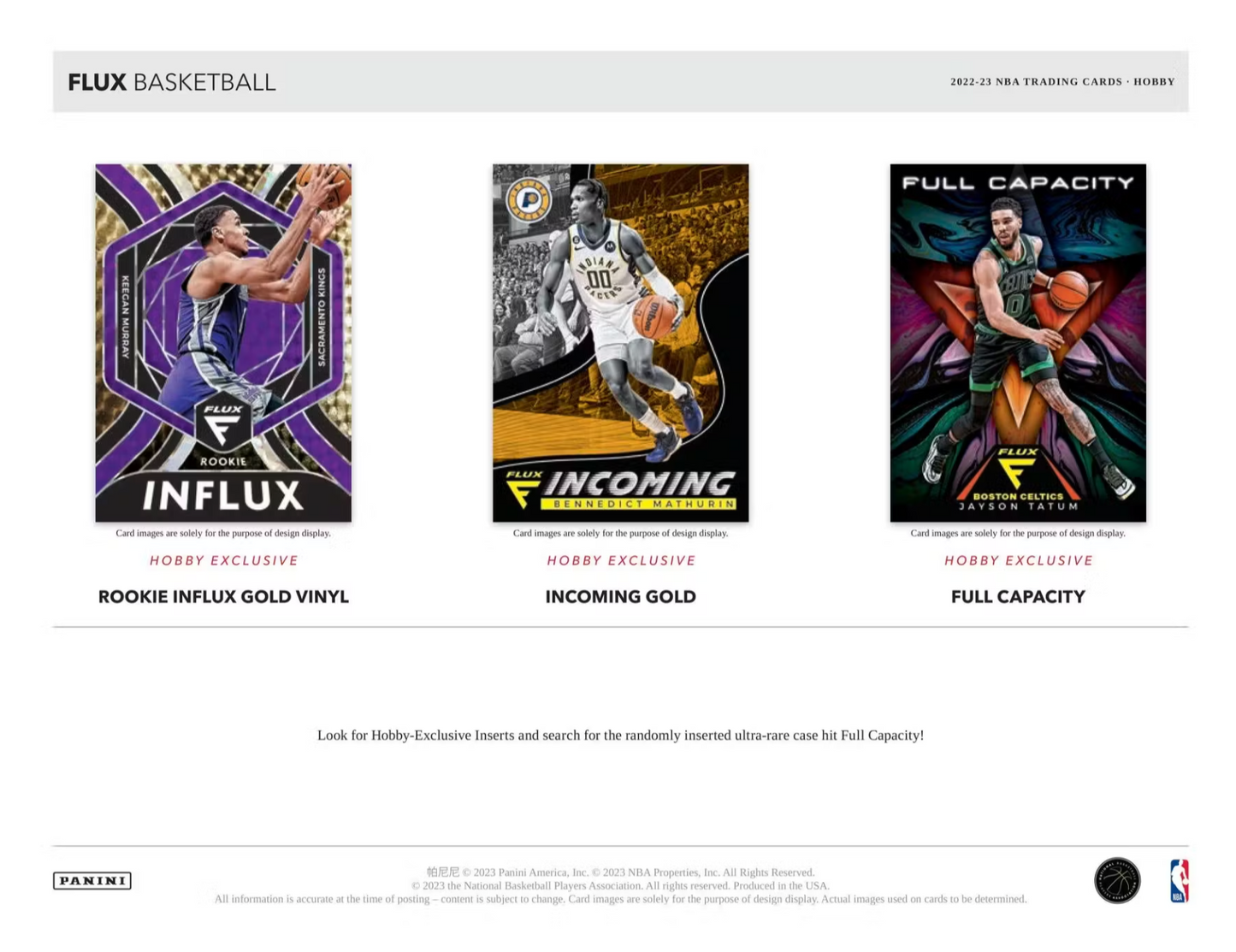2022-23 Panini Flux Basketball Hobby Box