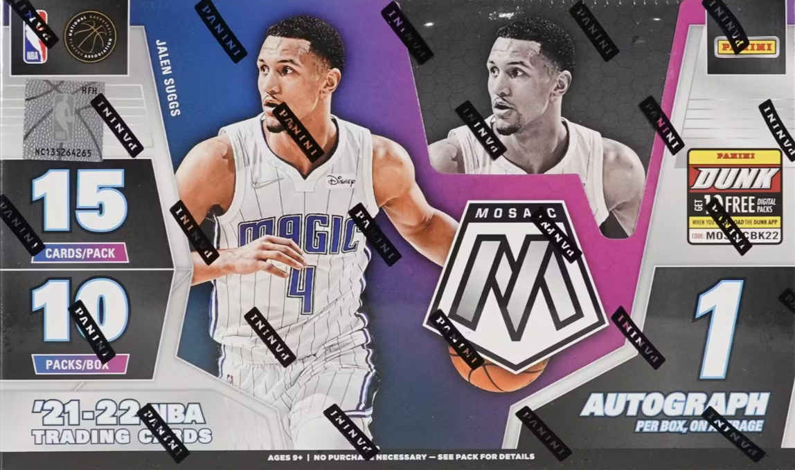 2021/22 Panini Mosaic Basketball Hobby Box