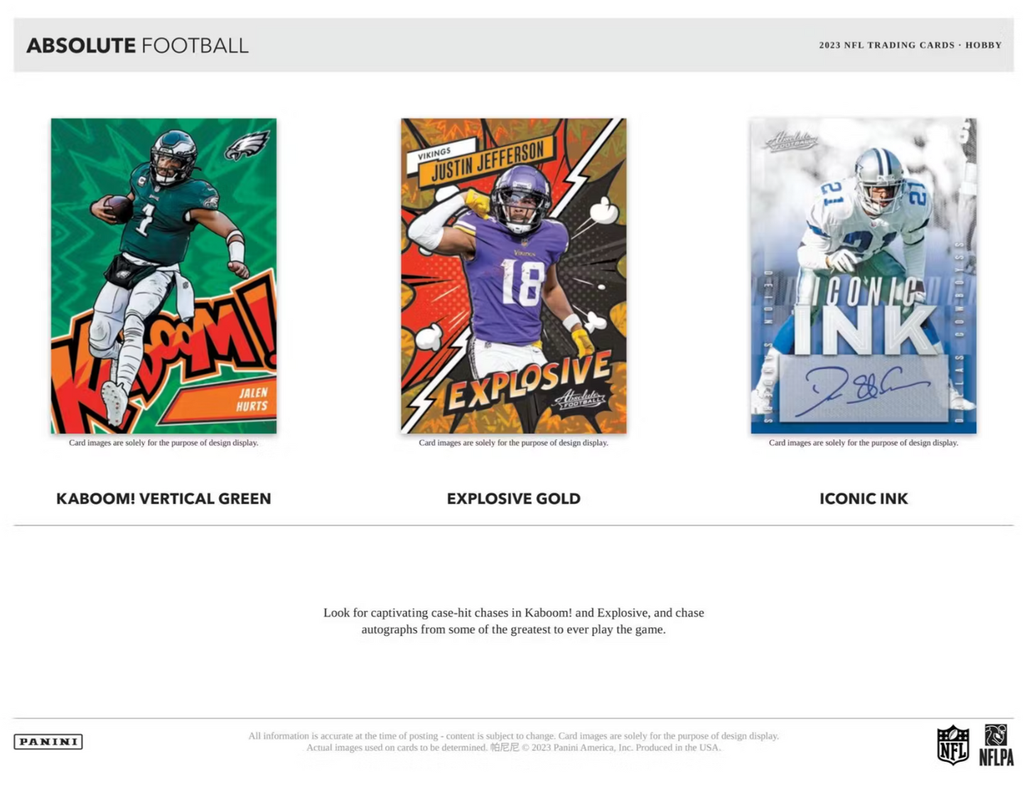 2023 Panini Absolute Football Hobby Box