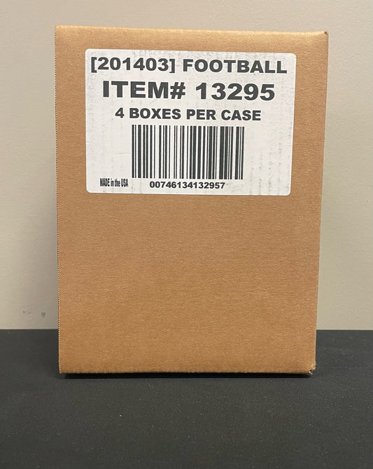 2022 Panini National Treasures Football Hobby Sealed 4 Box Case