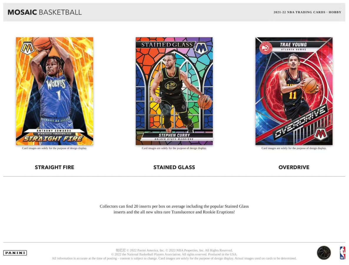 mosaic rare cards 2021/22 Panini Mosaic Basketball Hobby Box – Father Son Cards Online Shop